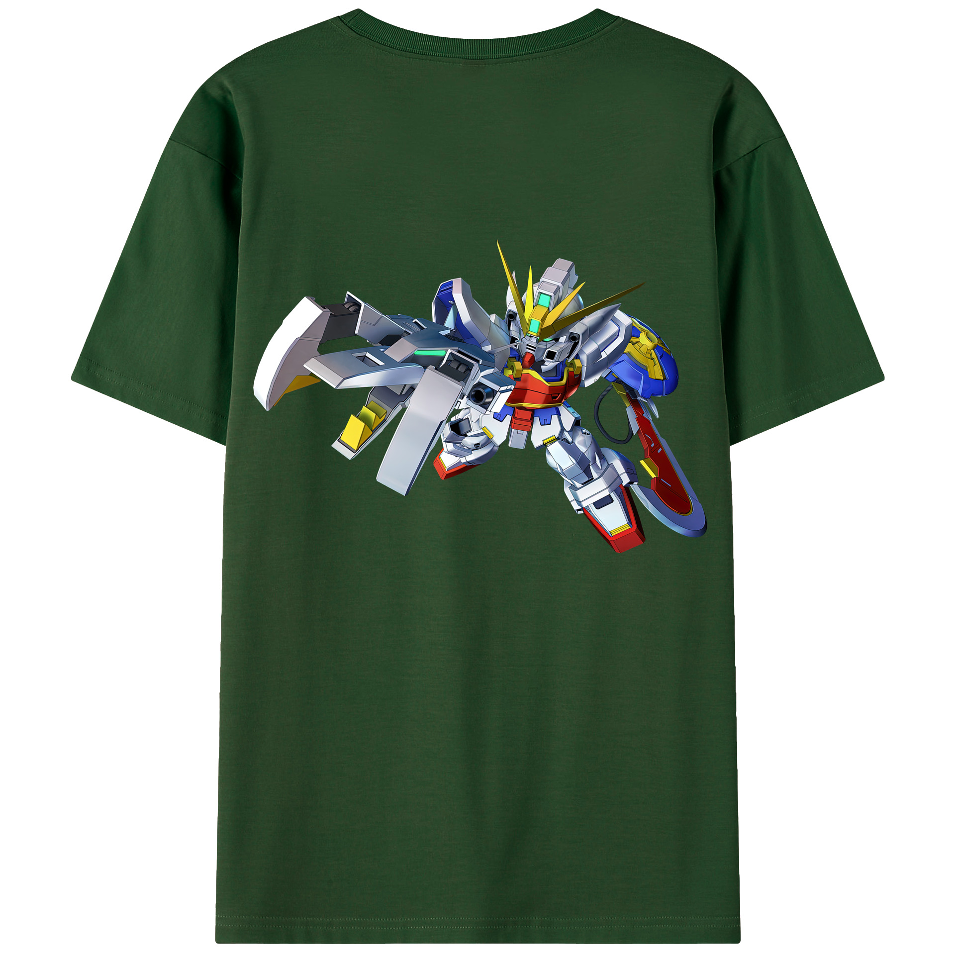 （画像用） 機動戦士ガンダム Mobile Suit Gundam 綿100％半袖Tシャツ（背面プリント）